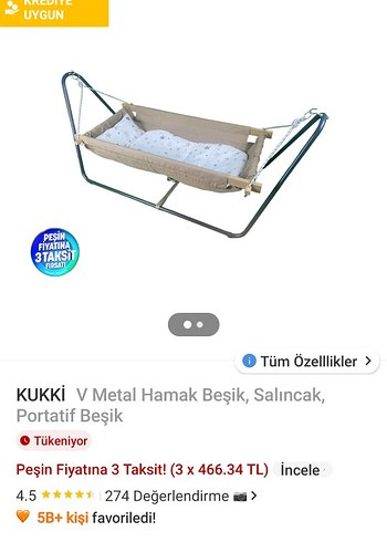 Hamak Beşik, Portatif Salıncak