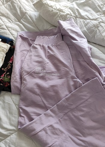 Lila Pijama Takımı