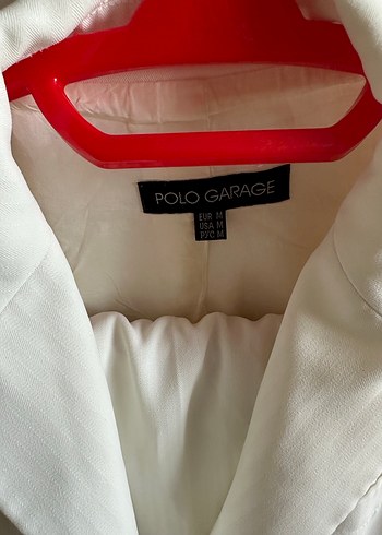 Beyaz Keten Kadın Blazer Ceket - Görsel 2