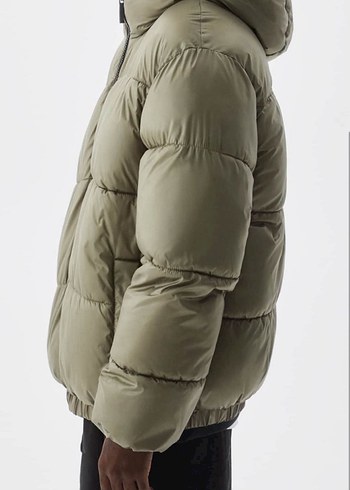 Kapüşonlu Erkek Şişme Mont - Görsel 3