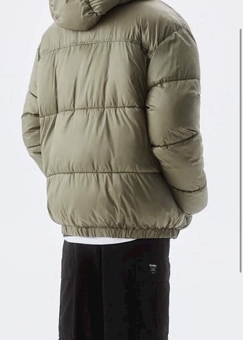 Kapüşonlu Erkek Şişme Mont - Görsel 4