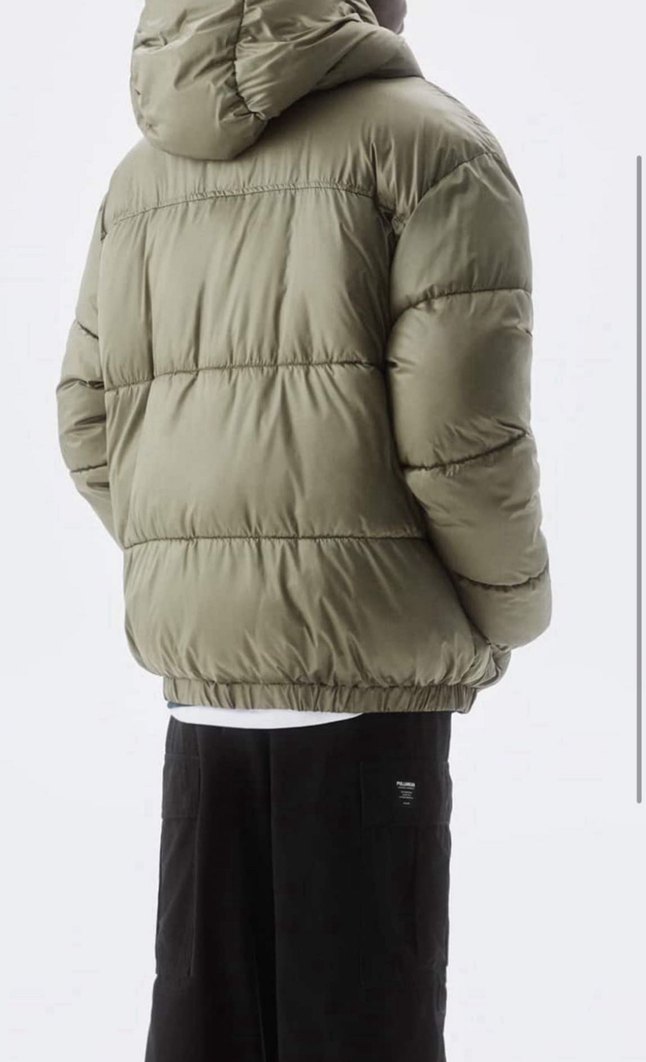 Kapüşonlu Erkek Şişme Mont - Görsel 4