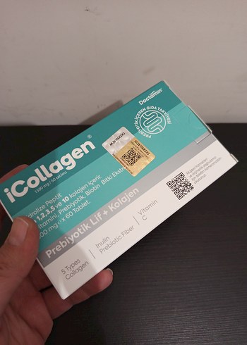 iCollagen Prebiyotik Lif ve Kolajen 60 Tablet - Görsel 2