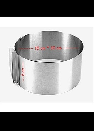 Ayarlı Çember 8 Cm Derinlik + 8 cm kare cember