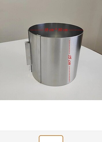 Ayarlı Çember 15 Cm + 18 cm kazıyıcı 