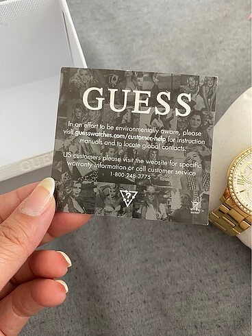  Beden altın Renk Guess Orjinal Kadın Saat