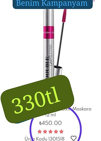 Farmasi double maskara 