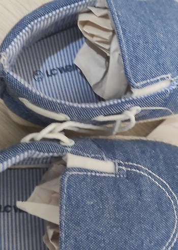 Erkek Bebek Kot Görünümlü İlk Adım Ayakkabısı - Görsel 2