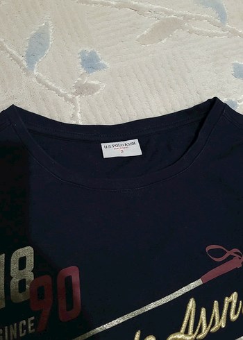 U.S. Polo Assn. Lacivert Pamuklu İnce Sweatshirt Tişört - Görsel 4