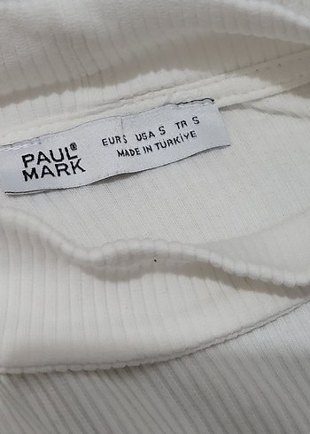 Beyaz Uzun Kollu Kare Yaka Kadın Bluz - Görsel 5