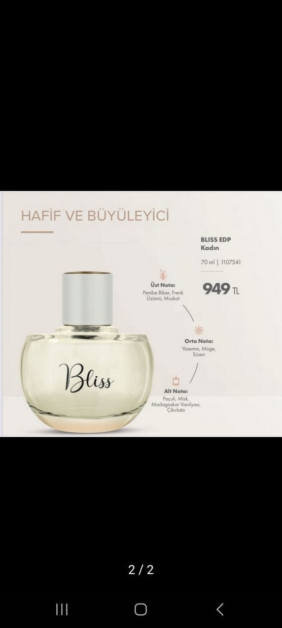 Farmasi Bliss Kadın Parfümü 70ml - Görsel 3