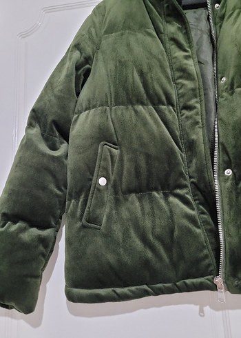 FASHION FRIENDS Yeşil Kadın Şişme Mont - Görsel 6