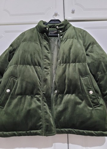 FASHION FRIENDS Yeşil Kadın Şişme Mont - Görsel 3