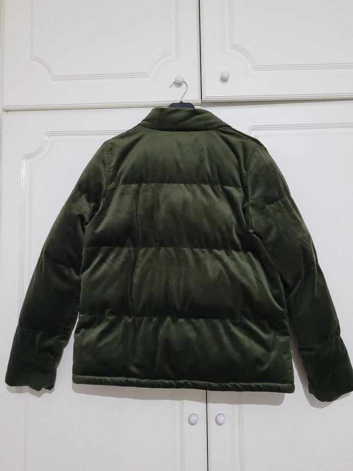 FASHION FRIENDS Yeşil Kadın Şişme Mont - Görsel 4