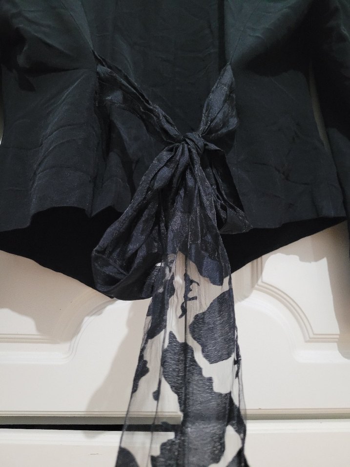 Kadın Vintage Siyah Blazer Ceket - Görsel 5