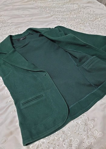 Kadın Yeşil Günlük Blazer Ceket - Görsel 4