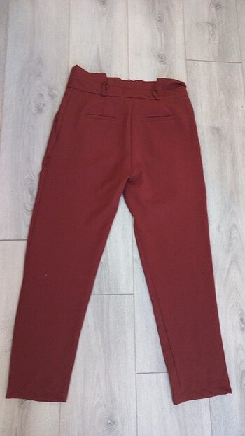 Kahverengi kumaş pantolon - Görsel 4