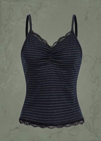 Dantel Detaylı Grunge Crop