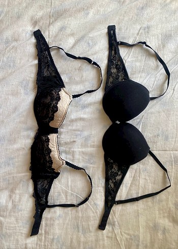 m Beden siyah Renk Siyah Gotik Dantelli Parisian Sütyen