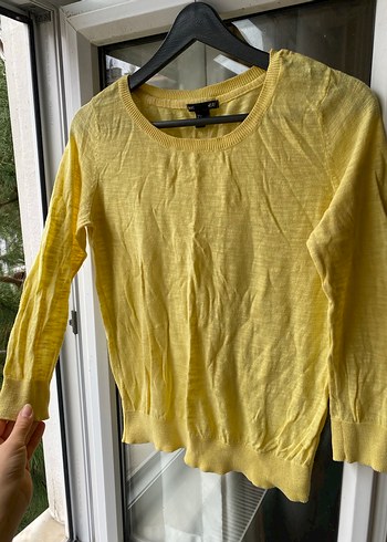 Sarı Triko bluz - Görsel 3