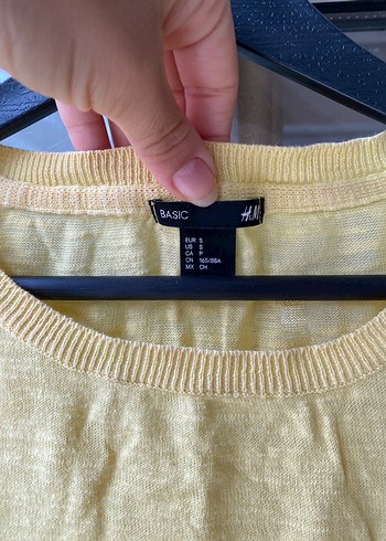 Sarı Triko bluz - Görsel 4