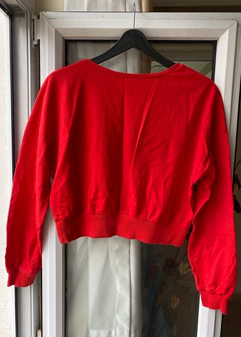 Lover slogan kirmizi crop - Görsel 2