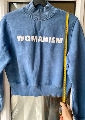 Mavi womanism sligan Sweatshirt - Görsel 6