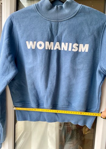 Mavi womanism sligan Sweatshirt - Görsel 7