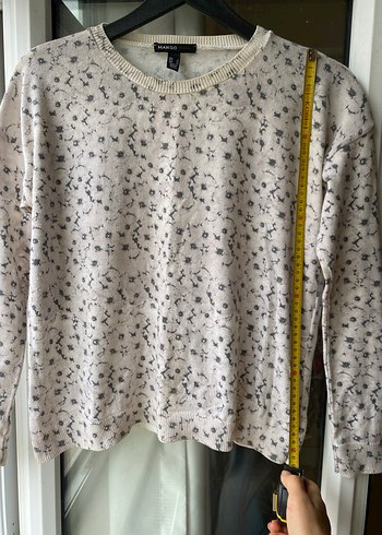 Cicek desenli kazak - Görsel 6