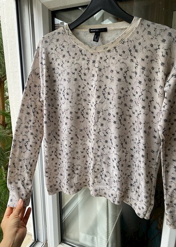 Cicek desenli kazak - Görsel 3