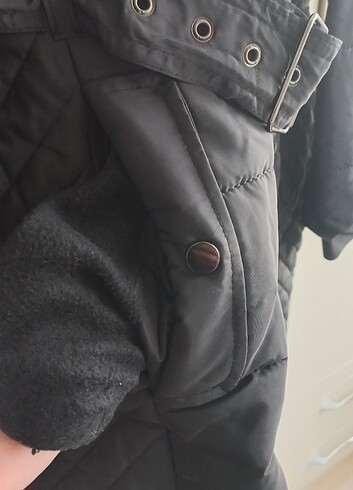 46 Beden siyah Renk LC WAIKIKI Modest Kadın Mont