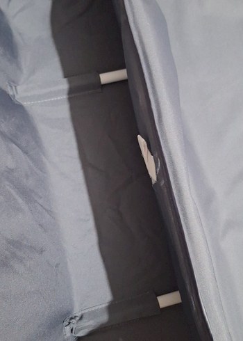 Gri Yıldız Desenli Park Beşik - Görsel 3