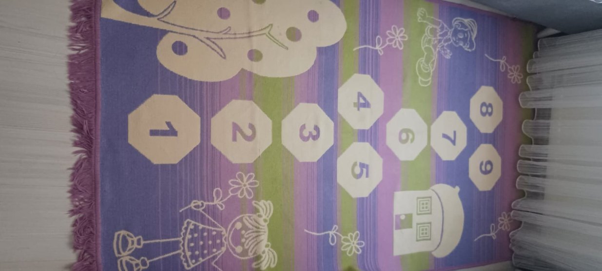 Desenli Kahverengi Halı - Görsel 4