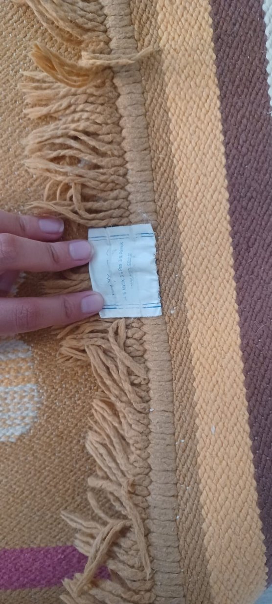 Desenli Kahverengi Halı - Görsel 2