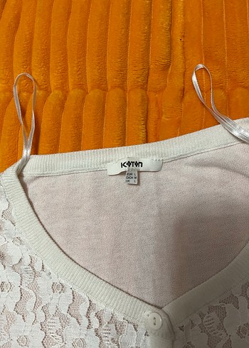 Dantel Detaylı Beyaz Kadın Hırka - Görsel 2