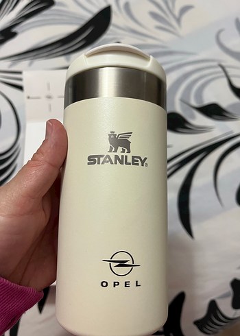 Opel Stanley Beyaz Termos Matara - Görsel 3