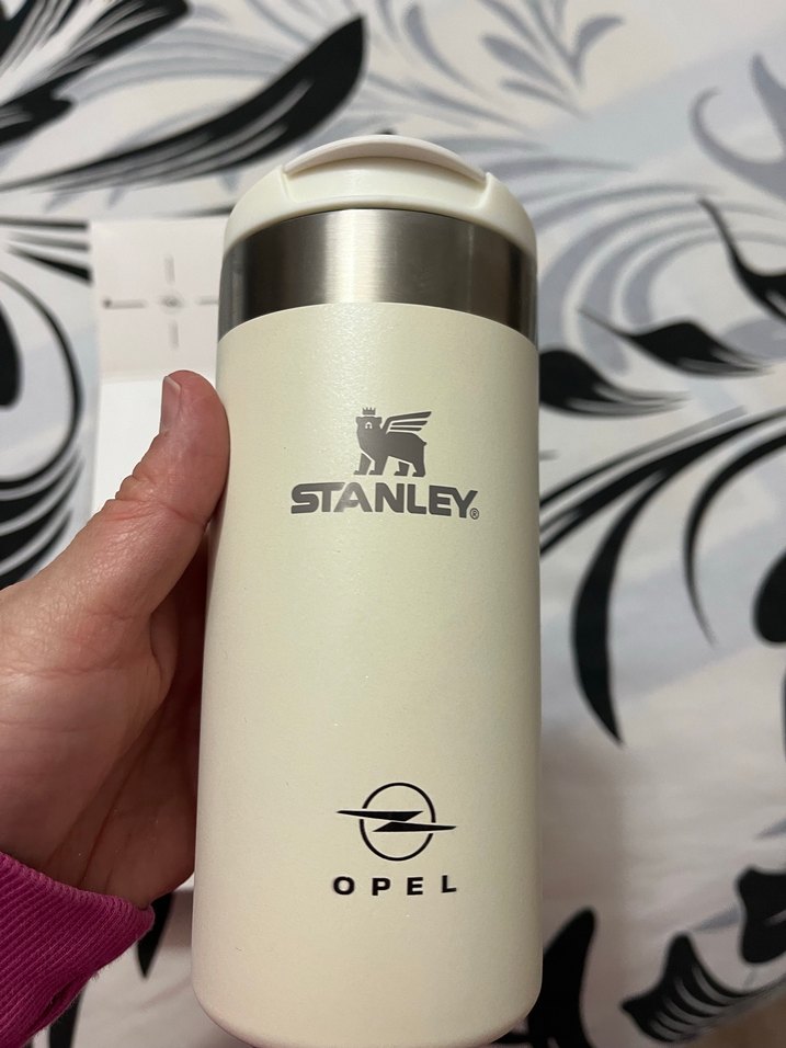 Opel Stanley Beyaz Termos Matara - Görsel 3