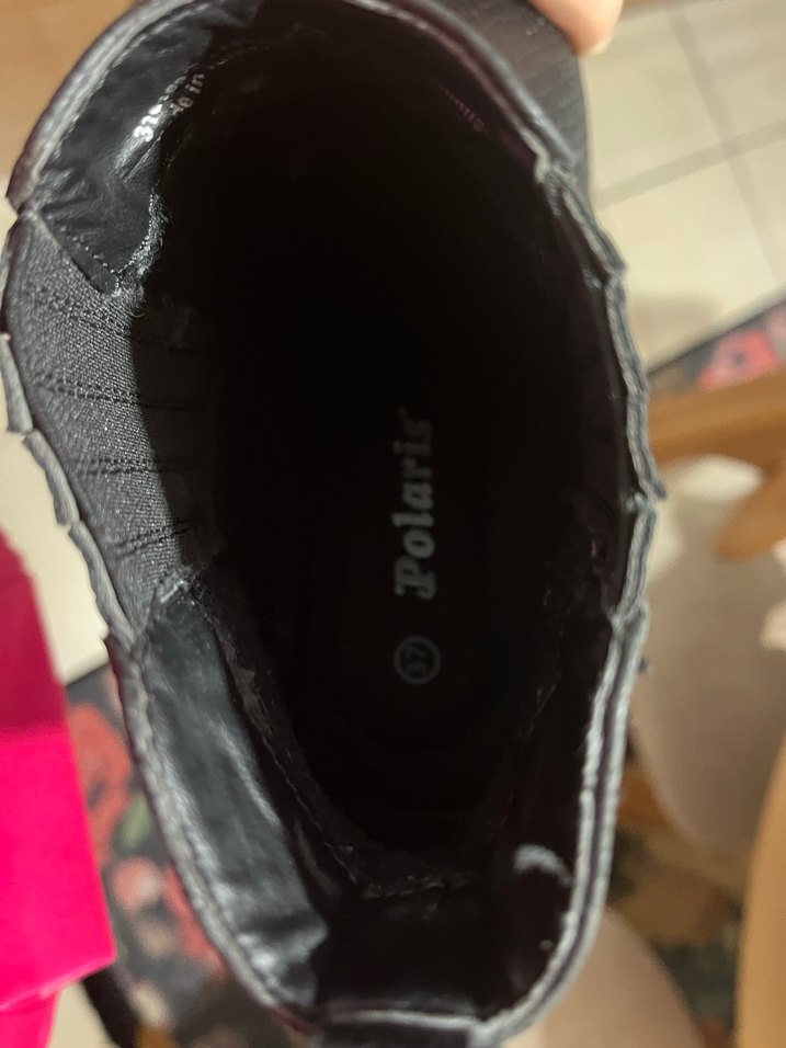 Siyah Yılan Derisi Desenli Topuklu Kadın Bot - Görsel 5