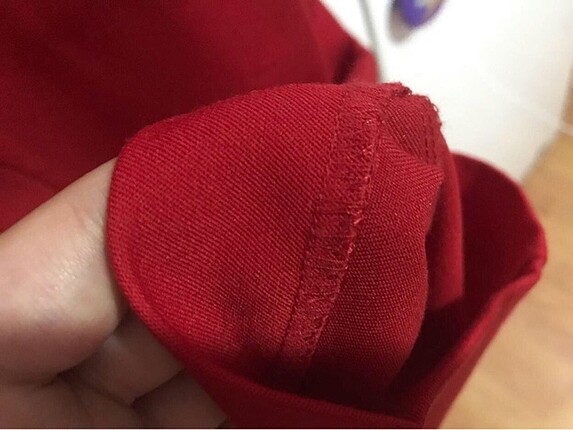 xxl Beden kırmızı Renk H&M kırmızı havuç pantolon