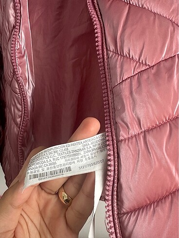 5 Yaş Beden pembe Renk Zara mont