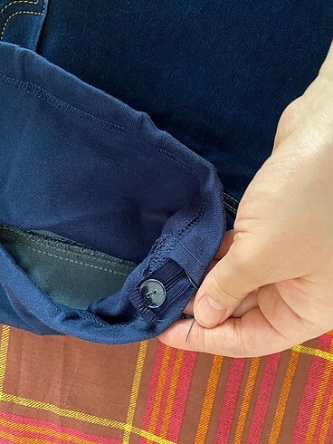 38 Beden mavi Renk Hamile pantolon