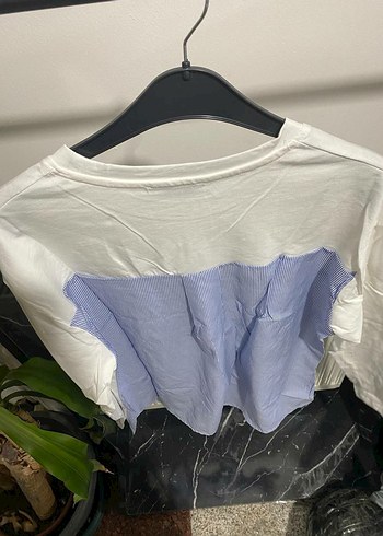 STRADİVARİUS marka Orjinal ÜrünSırtı Pileli koton kumaş gömlek - Görsel 11