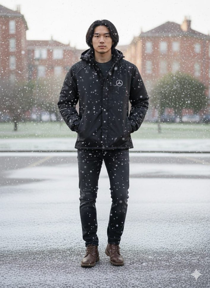 MERCEDES marka Orjinal Ürün
Etiketli  softshell kumaş, - Görsel 2