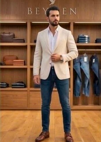 Beymen Marka Urun Etiketli Kartli 100 Pamuklu Denim