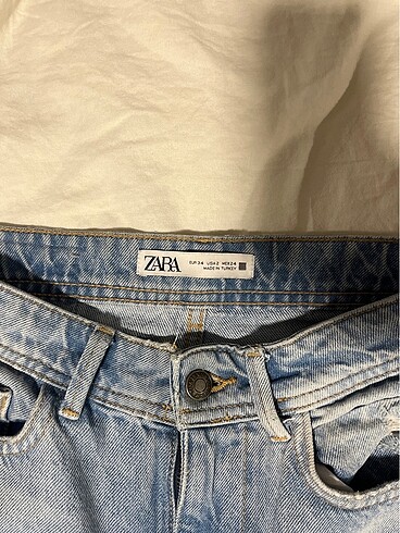 34 Beden mavi Renk zara pantolon
