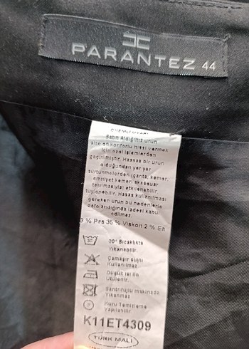 44 Beden siyah Renk parantez marka kadın eteği