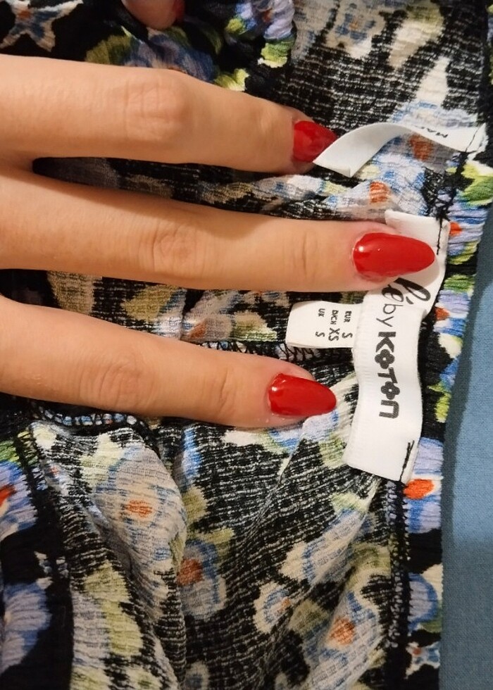 koton çiçekli şort etek - Görsel 2