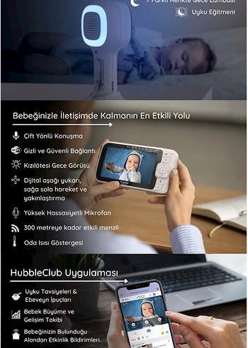 Beyaz Hubb Bebek Kamerası - Görsel 4