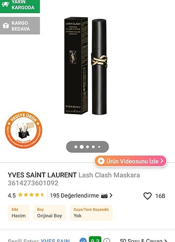 Yves Saint Laurent Maskara