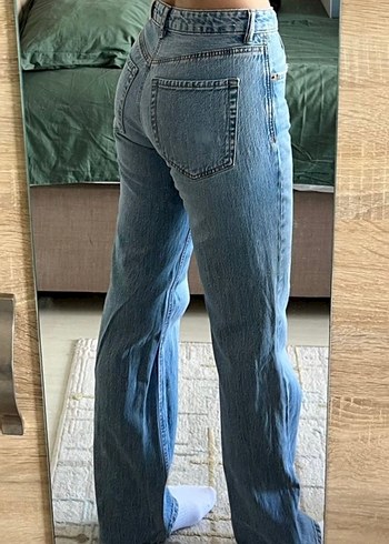 D98 STRADIVARIUS Mavi Denim Kadın Jean